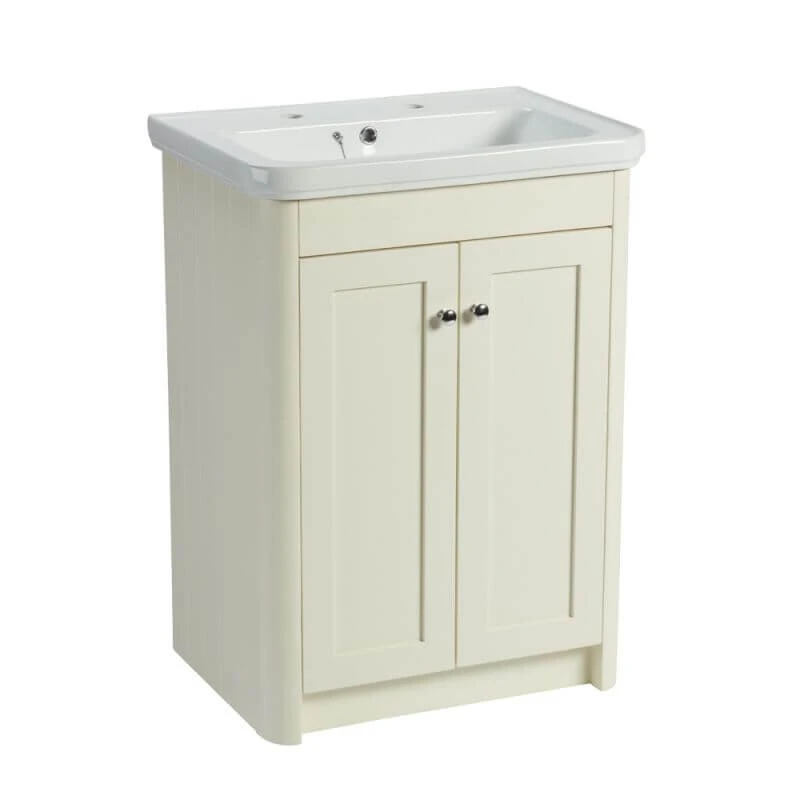 Roper Rhodes 600mm Halcyon 2 Door Floor Mounted Unit White