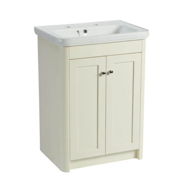Roper Rhodes 600mm Halcyon 2 Door Floor Mounted Unit White
