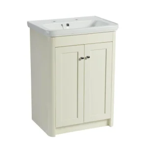 Roper Rhodes 600mm Halcyon 2 Door Floor Mounted Unit White