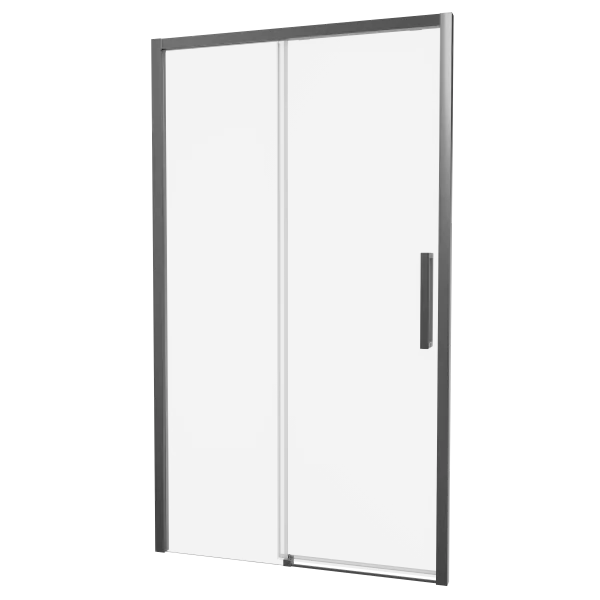 Crosswater Asura 8mm Sliding Door A 1300 Fixed Panel Slate