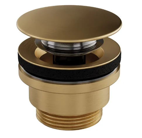 Booth & Co. Universal Brass Basin Waste Brushed Brass