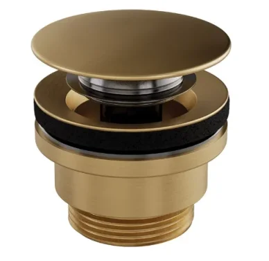 Booth & Co. Universal Brass Basin Waste Brushed Brass product image - Image 1