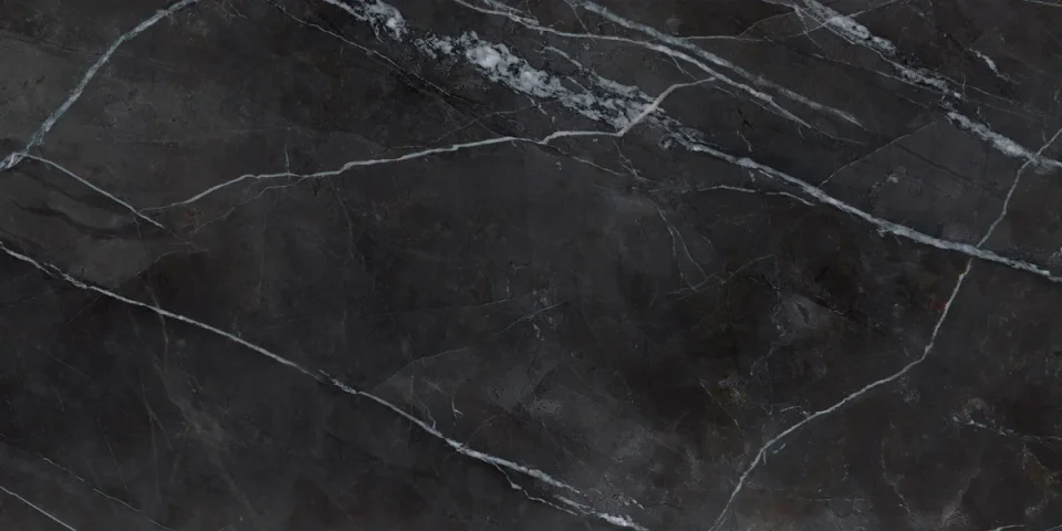 European Tiles Charmo Calacatta Black 120 X 60cm Matt Wall & Floor Tile detail view - Image 6