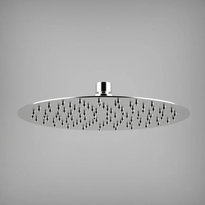 Ava Round 250mm Shower Head (8mm Thickness) - Polished Stainless Steel product image - Image 5