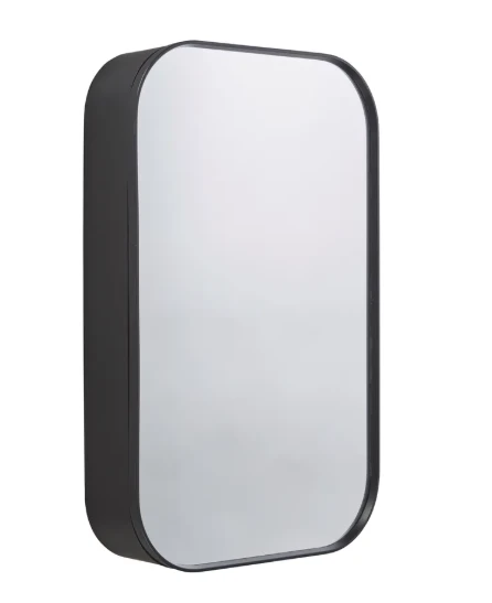 Roper Rhodes 450x700mm Theory 1 Door Non-illuminated Cabinet - Black