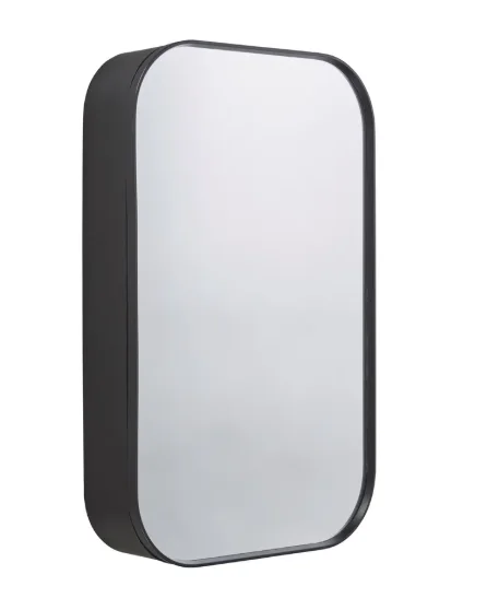 Roper Rhodes 450x700mm Theory 1 Door Non-illuminated Cabinet - Black