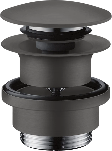 Axor Waste Set 11/4" Push-open For Basin And Bidet Mixers Brushed Black Chrome