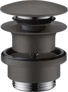 Axor Waste Set 11/4" Push-open For Basin And Bidet Mixers Brushed Black Chrome