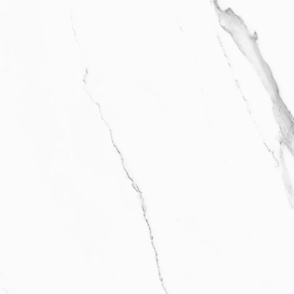 European Tiles Marmo STATUARIO LUX 60 X 60 Rectified Polished Tile detail view - Image 2