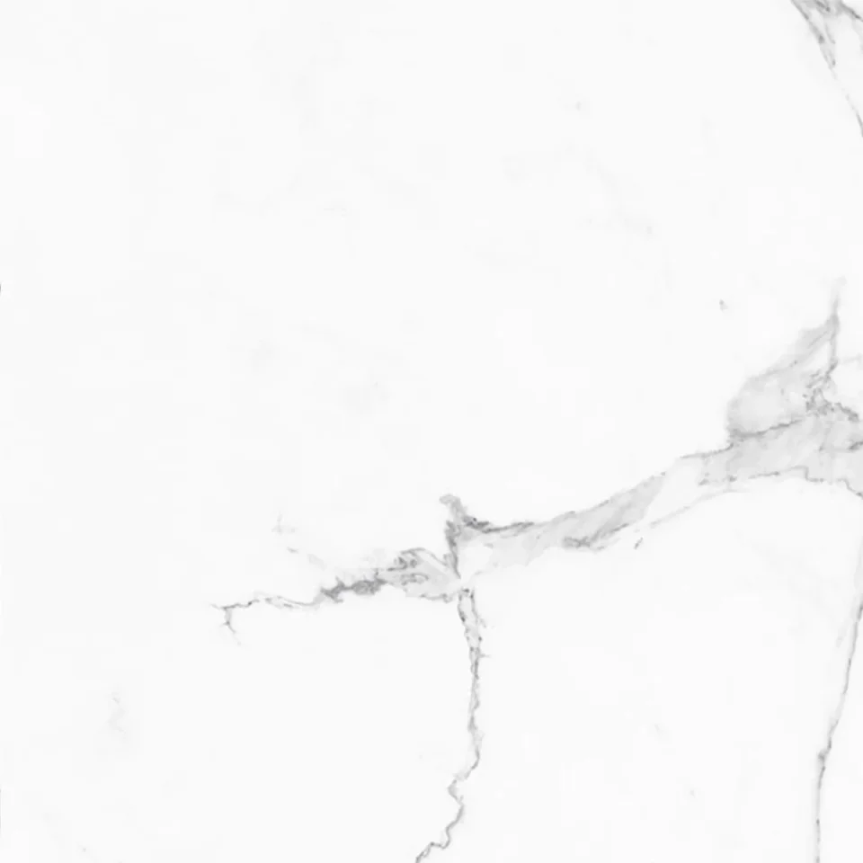 European Tiles Marmo STATUARIO LUX 60 X 60 Rectified Matte Tile STOCK detail view - Image 4