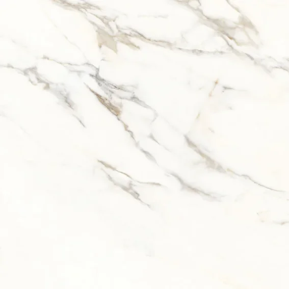 European Tiles Marmo CALACATTA GOLD 60 X 60 Rectified Matte Tile STOCK detail view - Image 3