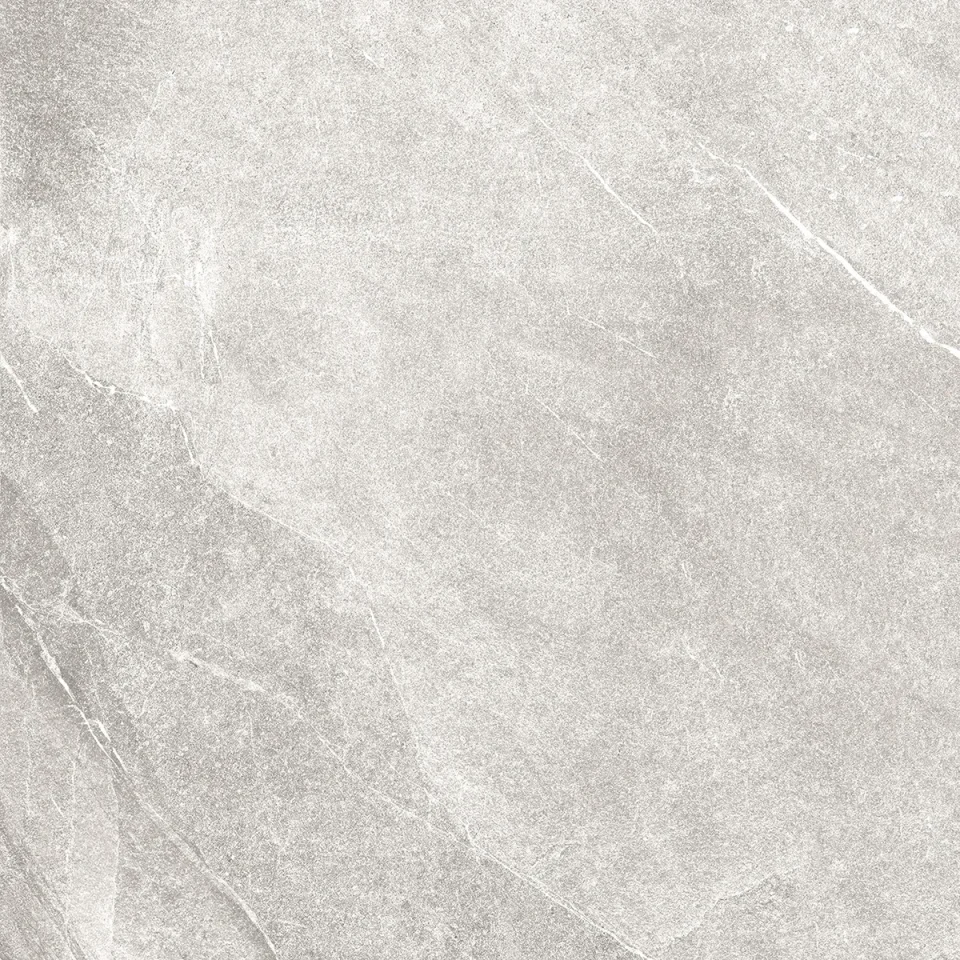 European Tiles Slate Stone SNOW 60 X 60 Rectified Matte Tile STOCK detail view - Image 8