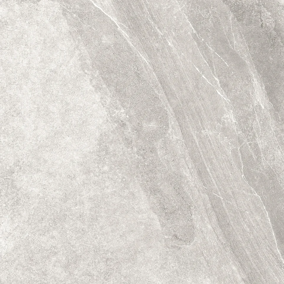 European Tiles Slate Stone SNOW 60 X 60 Rectified Matte Tile STOCK detail view - Image 11