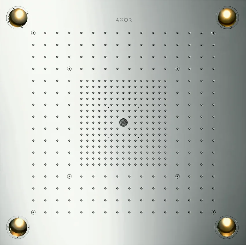 Axor Showersolutions Overhead Showers 870 X 840 X 205mm Stainless Steel product image - Image 2