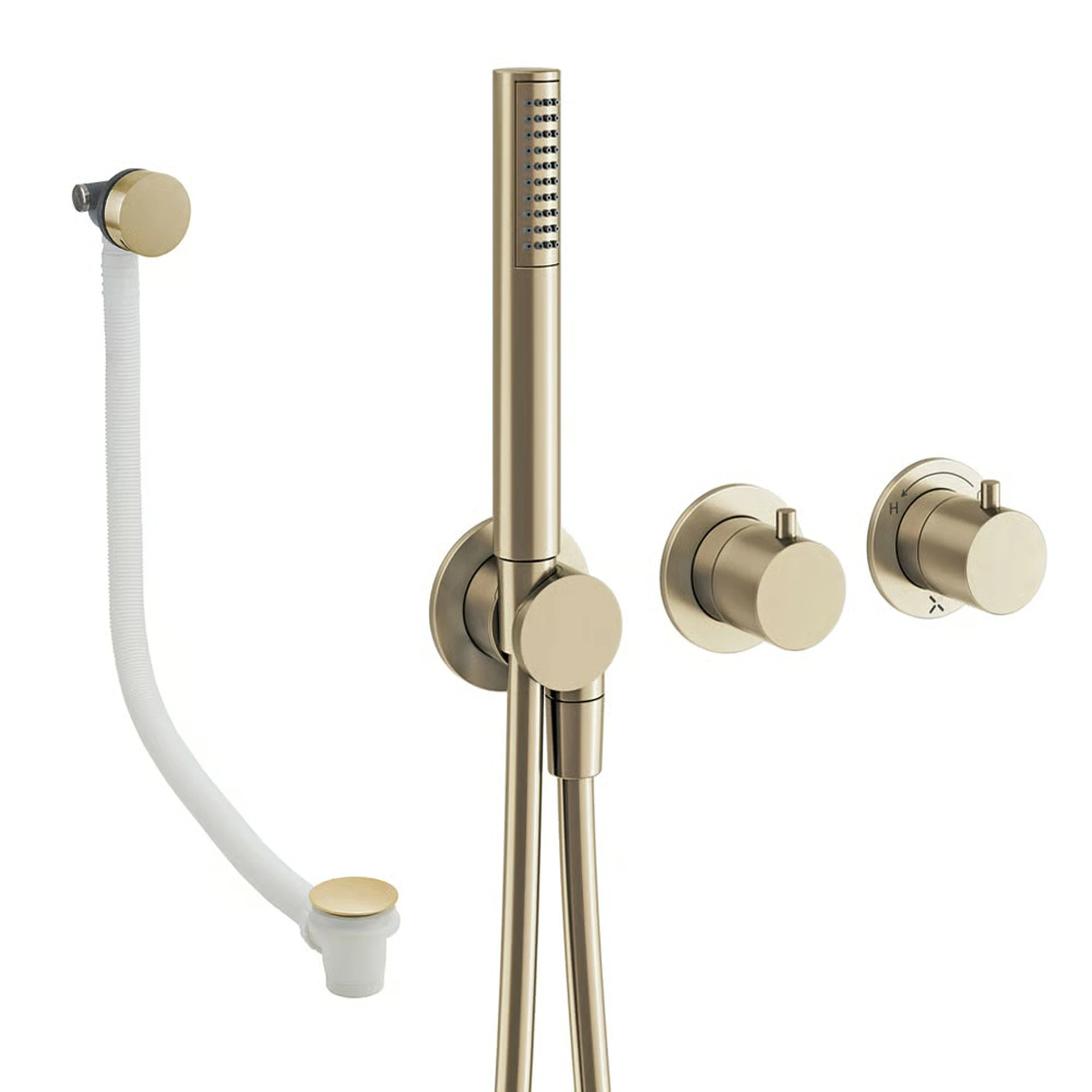 Crosswater Module Shower Set 5 Brushed Brass