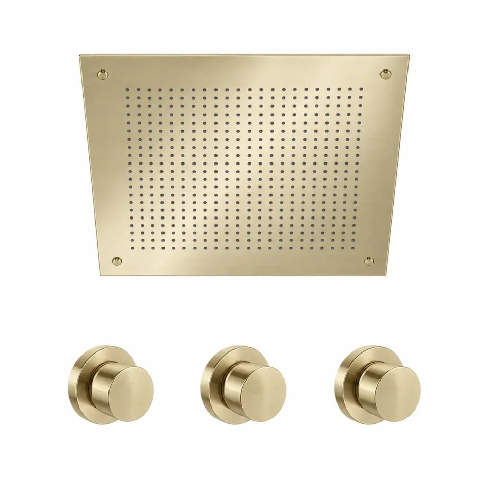 Crosswater Module Plus Shower Set 5 Brushed Brass product image - Image 1