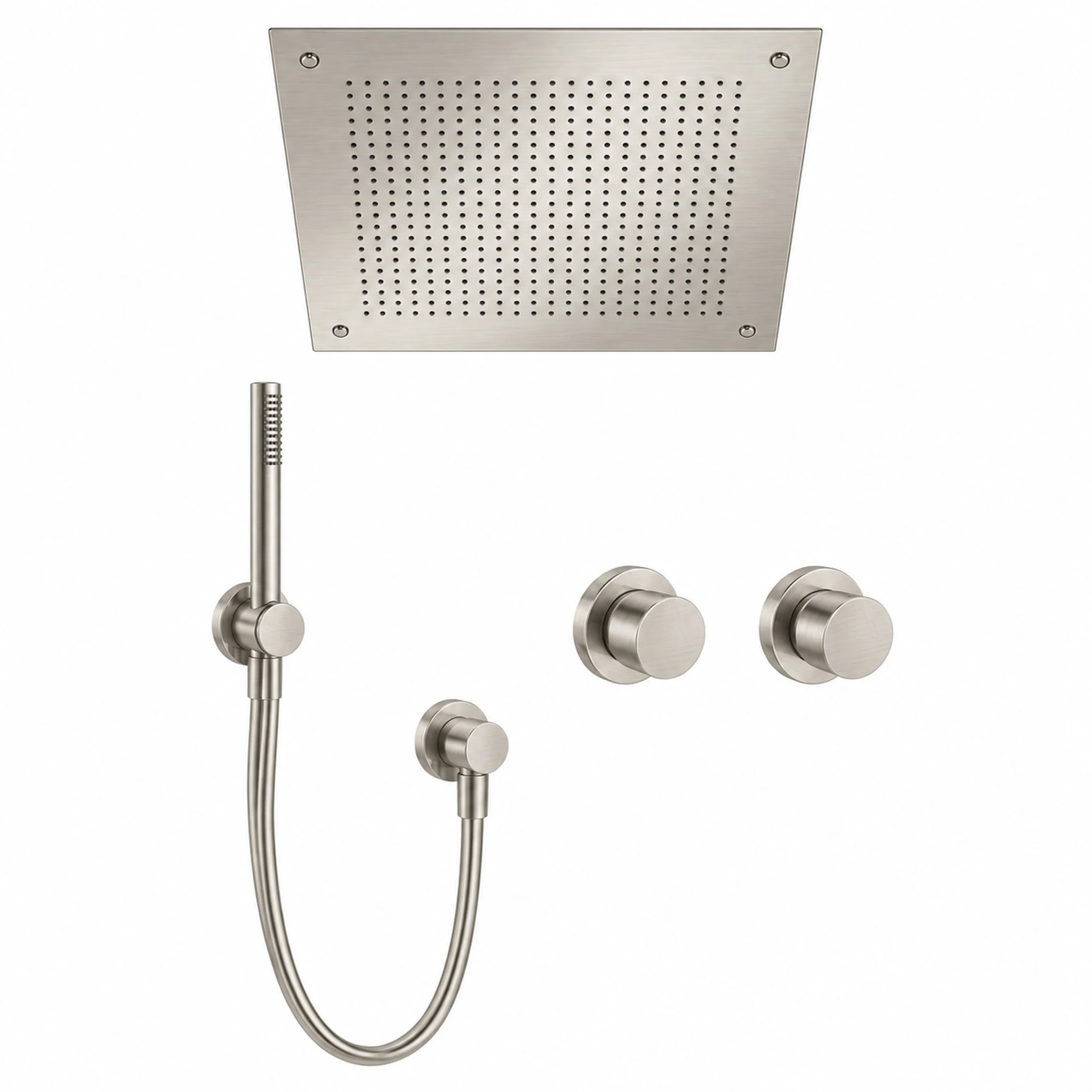 Crosswater Module Plus Shower Set 6 Brushed Nickel