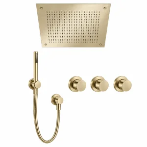 Crosswater Module Plus Shower Set 7 Brushed Brass