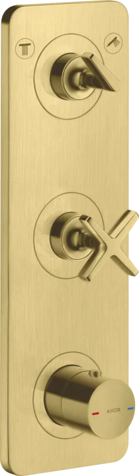 Axor Citterio E Thermostatic Shower Mixer Concealed 440 X 238 X 102mm Brass - Brushed product image - Image 1
