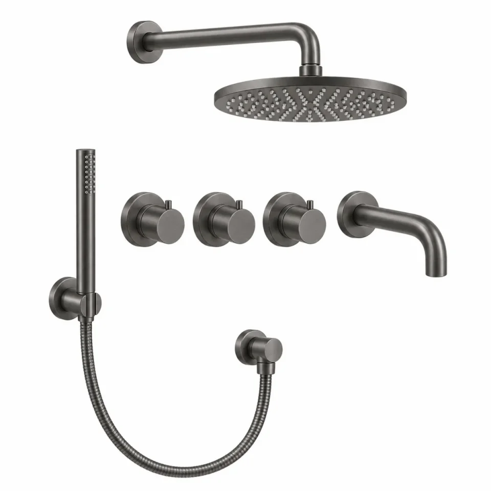 Crosswater Module Shower Set 10 Slate product image - Image 1
