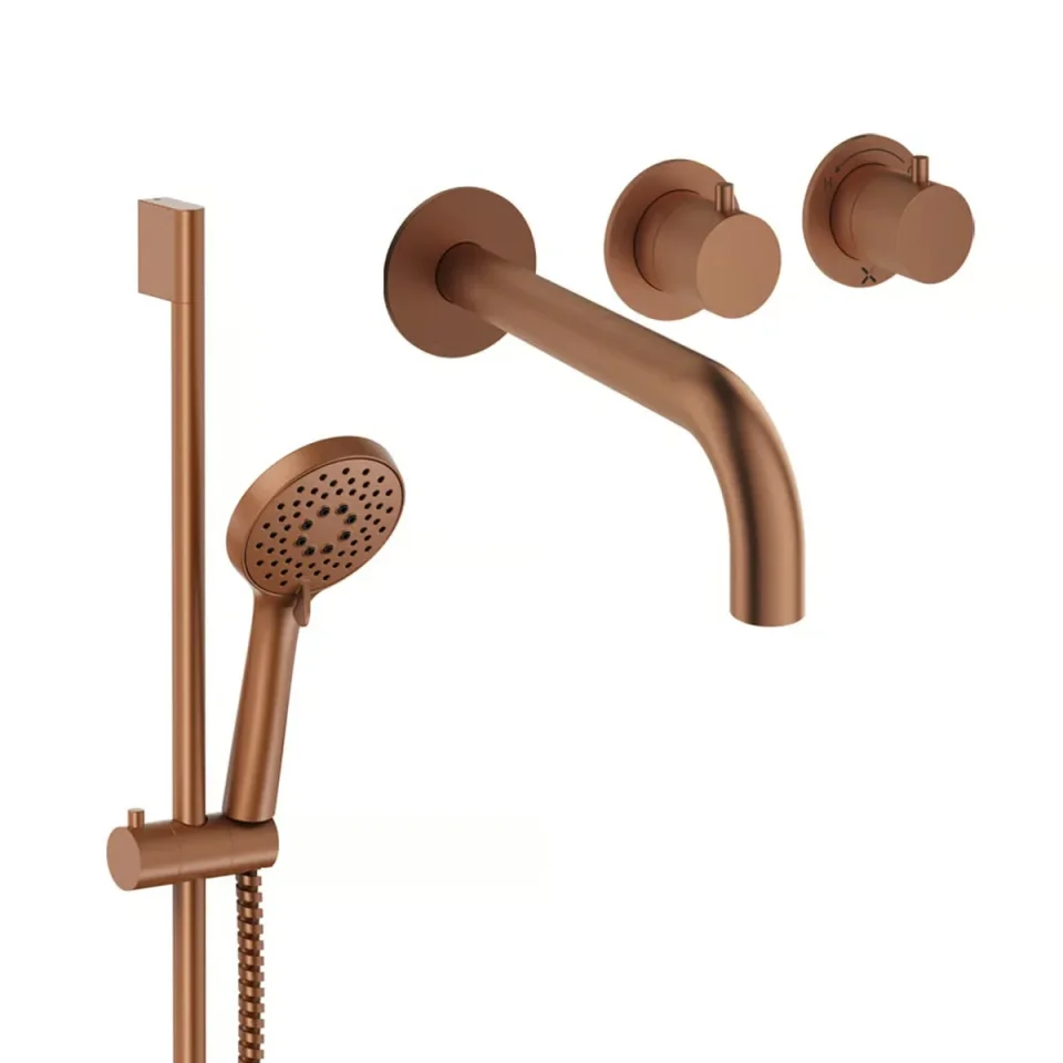 Crosswater Module Shower Set 4 Brushed Bronze product image - Image 1