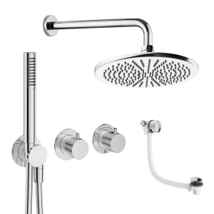 Crosswater Module Shower Set 9 Chrome 300mm