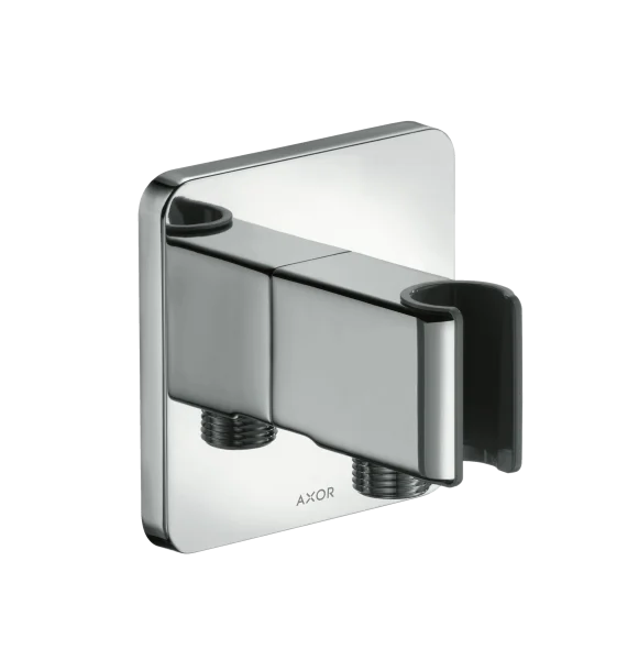 Axor Showersolutions Porter Unit And Wall Outlet Softsquare Chrome