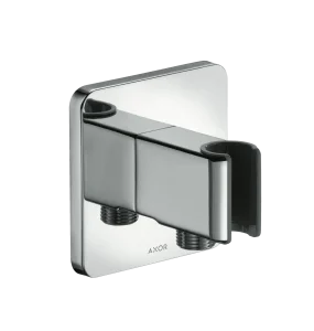 Axor Showersolutions Porter Unit And Wall Outlet Softsquare Chrome