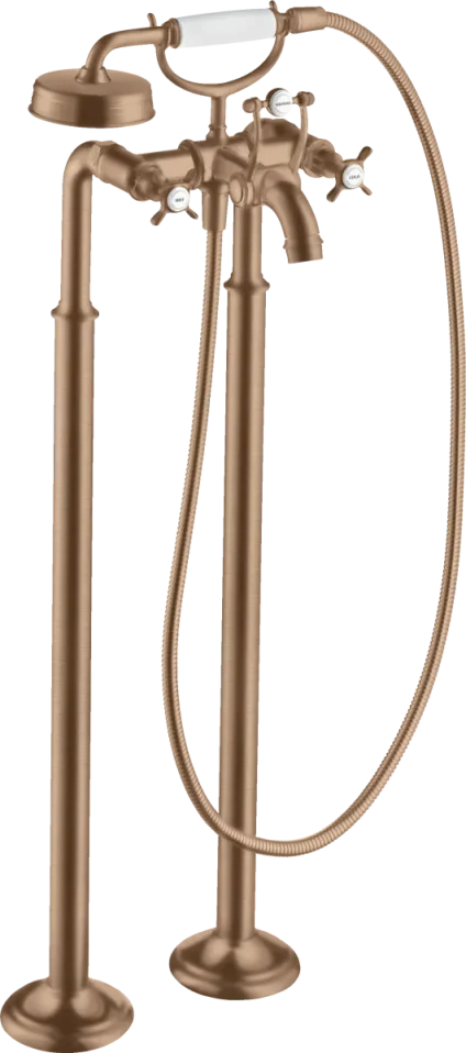 Axor Montreux Bath Mixers Concealed 1190 X 372 X 240mm Rose Gold/gold - Brushed product image - Image 2