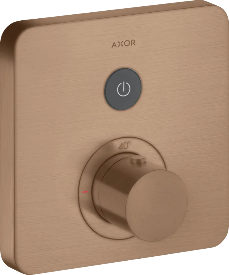 Axor Showerselect Thermostatic Shower Mixer Concealed 222 X 181 X 131mm Rose Gold/gold - Brushed product image - Image 2