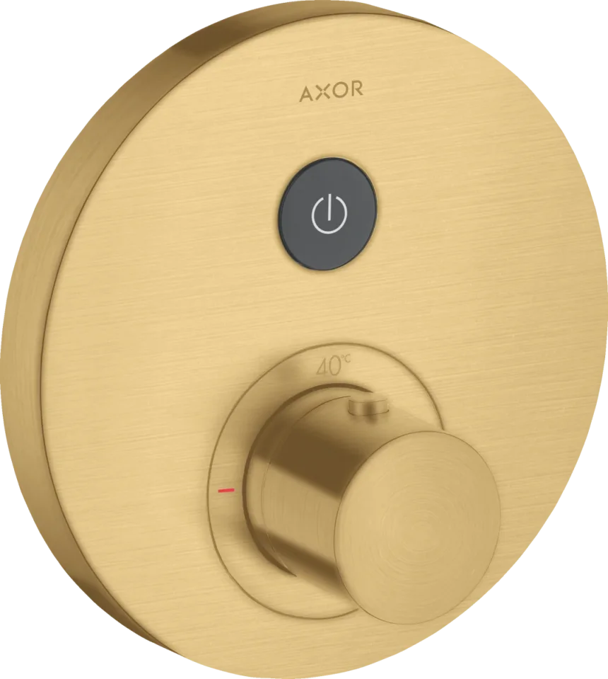 Axor Showerselect Thermostatic Shower Mixer Concealed 220 X 185 X 130mm Gold - Brushed product image - Image 2