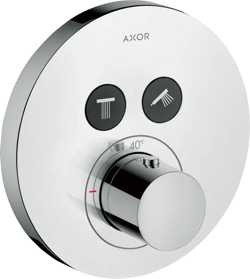 Axor Showersolutions Thermostatic Shower Mixer Concealed 220 X 185 X 135mm Chrome product image - Image 2