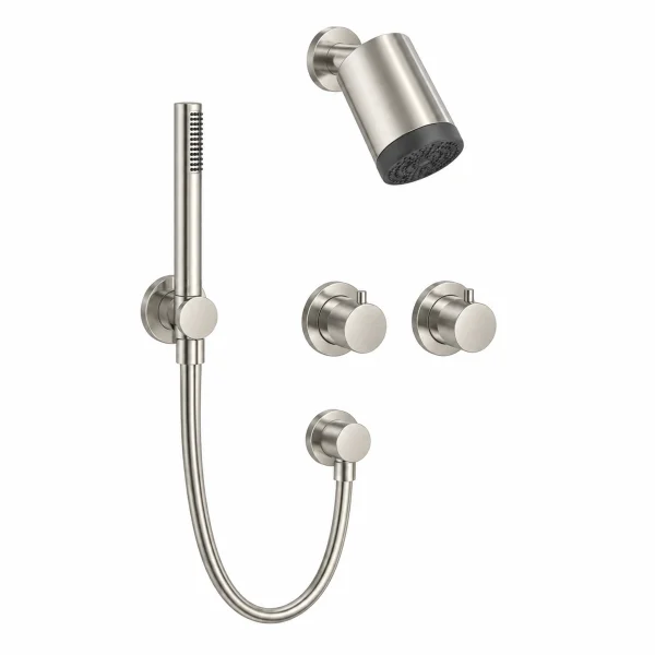 Crosswater Module Plus Shower Set 3 Brushed Nickel
