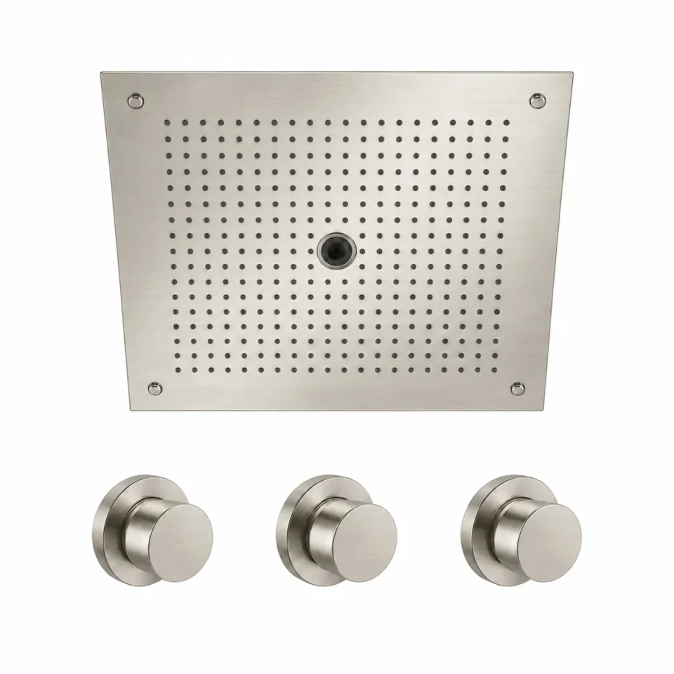 Crosswater Module Plus Shower Set 8 Brushed Nickel product image - Image 1