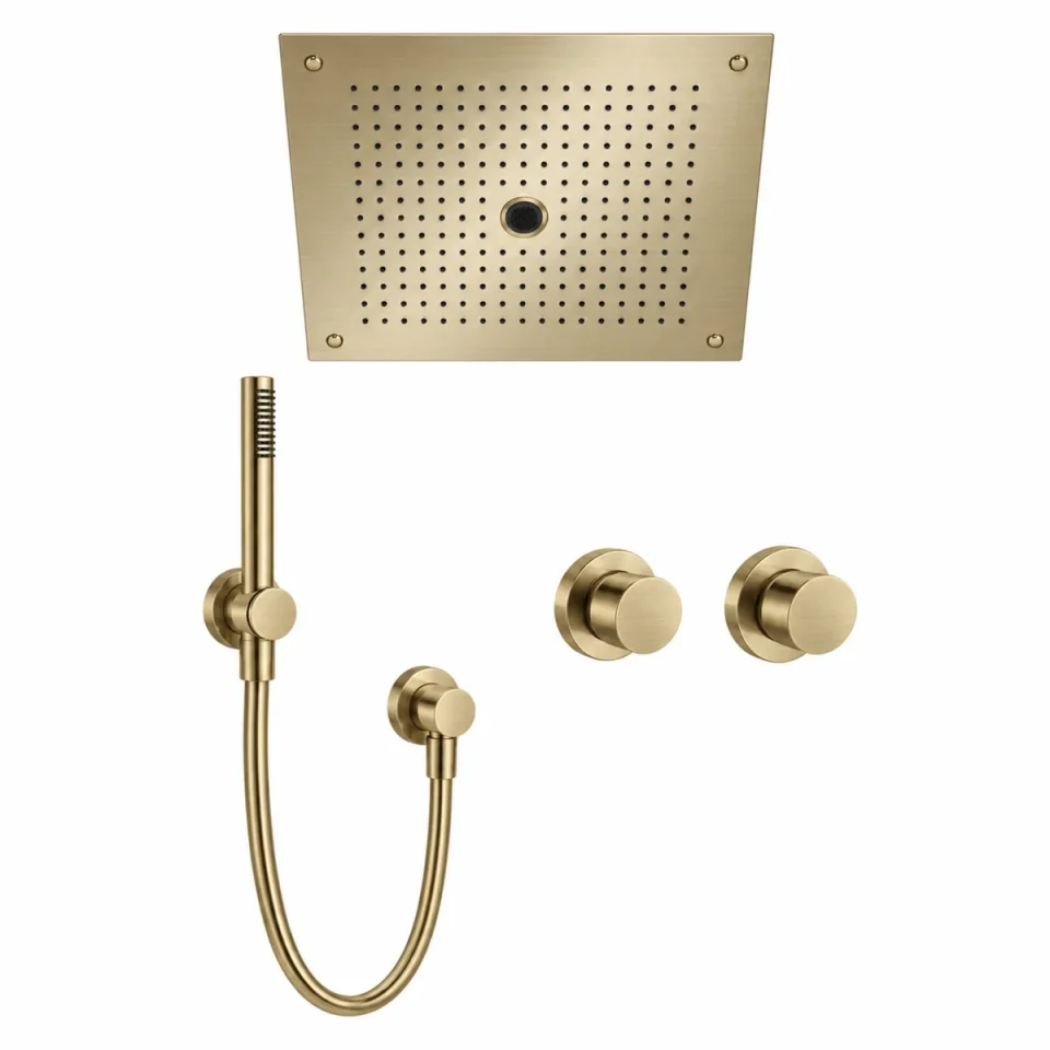Crosswater Module Plus Shower Set 9 Brushed Brass product image - Image 1