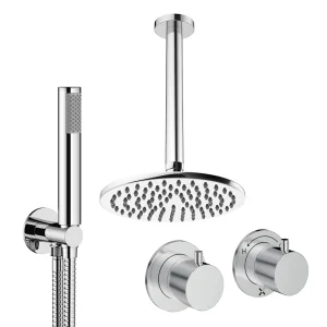 Crosswater Module Shower Set 1 Chrome 200mm Ceiling Mounted