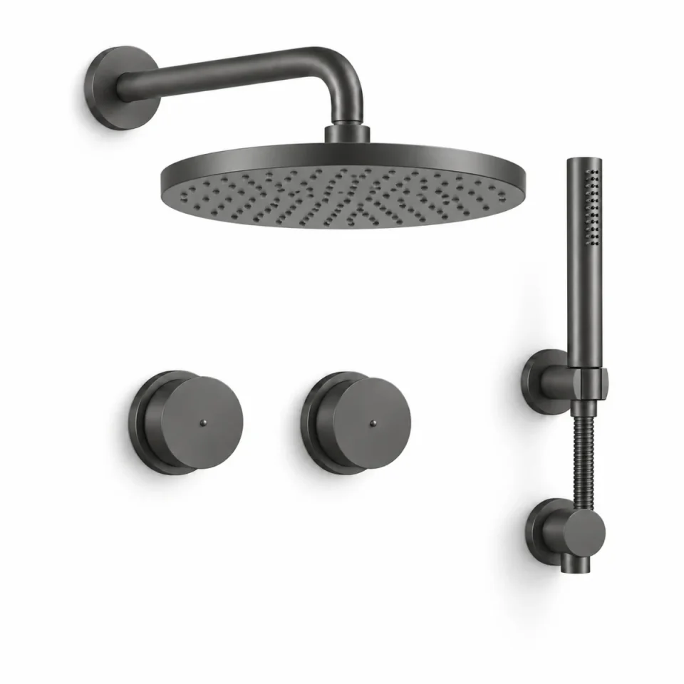 Crosswater Module Shower Set 1 Slate 300mm product image - Image 1