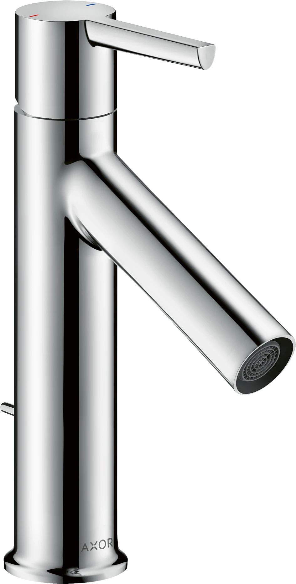 Axor Starck Single Lever Basin Mixer 100 With Lever Handle And Pop-up Waste Chrome