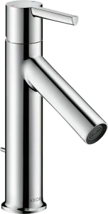 Axor Starck Single Lever Basin Mixer 100 With Lever Handle And Pop-up Waste Chrome
