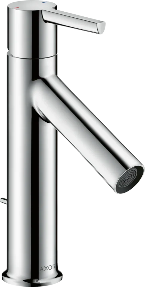 Axor Starck Single Lever Basin Mixer 100 With Lever Handle And Pop-up Waste Chrome product image - Image 1