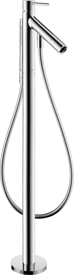 Axor Starck Single Lever Bath Mixer Floor-standing With Pin Handle Chrome product image - Image 2