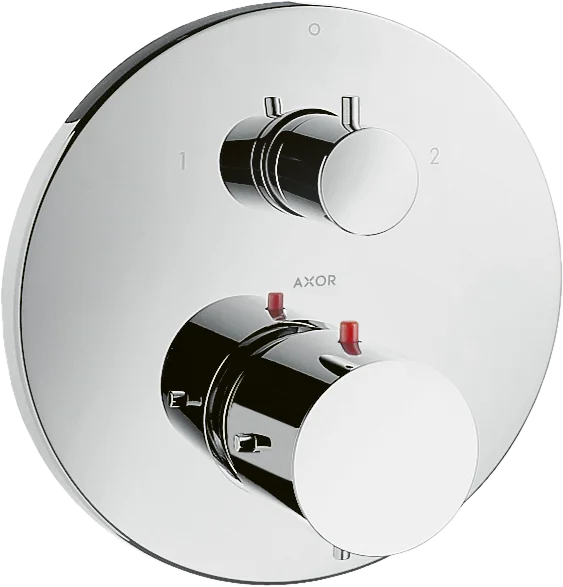 Axor Starck Thermostatic Mixer For Concealed Installation With Shut-off / Diverter Valve Chrome