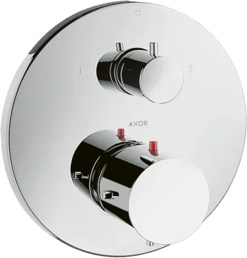 Axor Starck Thermostatic Mixer For Concealed Installation With Shut-off / Diverter Valve Chrome product image - Image 1