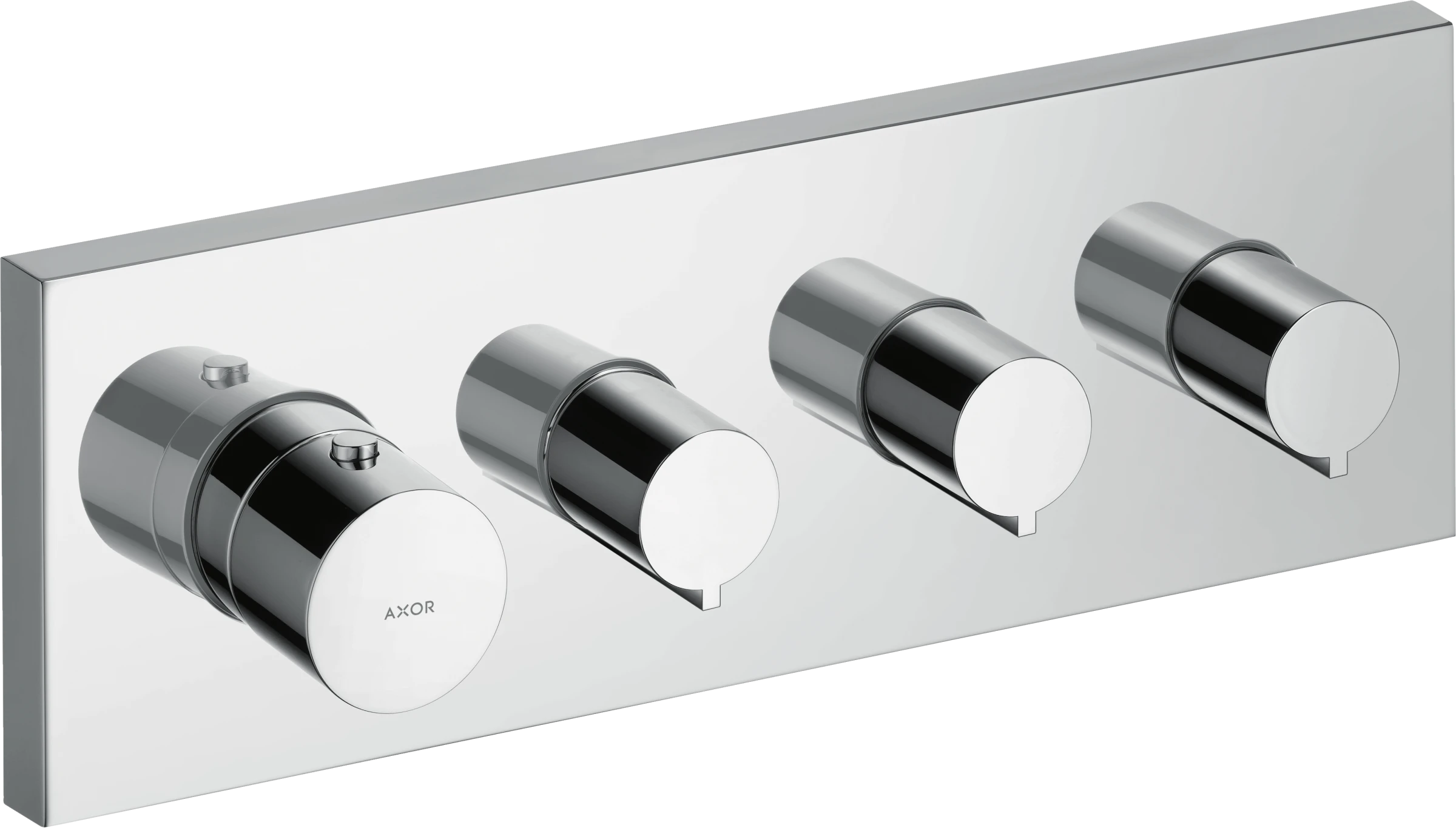 Axor Showersolutions Thermostatic Module 360/120 Square For Concealed Installation For 3 Outlets Chrome