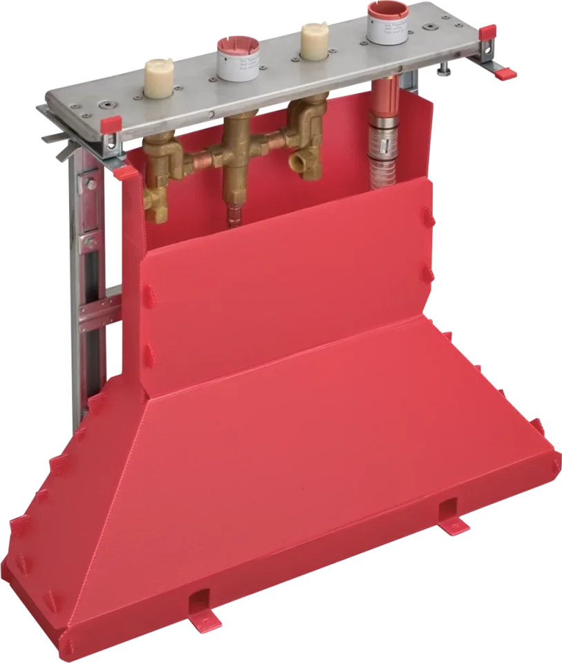 Axor Concealed Basic Set 3-/4- Hole Bath Mixers 740 X 655 X 285mm product image - Image 2