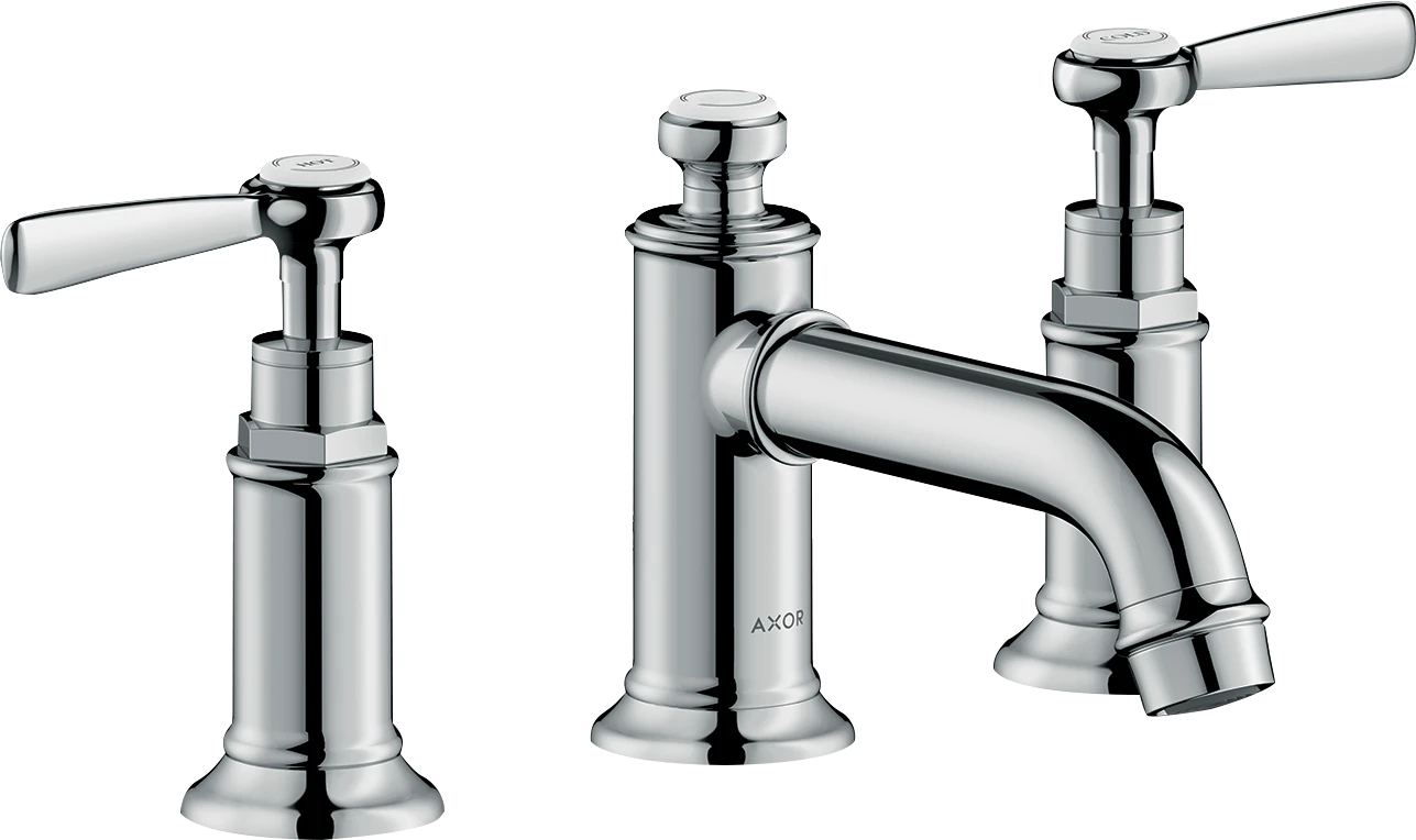 Axor Montreux 3-hole Basin Mixer 30 With Lever Handles And Pop-up Waste Chrome