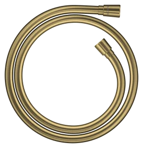 Axor Showersolutions Metal Effect Shower Hose 1.25 M With Conical Nuts Brushed Brass