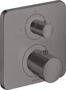 Axor Citterio M Thermostatic Mixer For Concealed Installation With Shut-off / Diverter Valve Brushed Black Chrome
