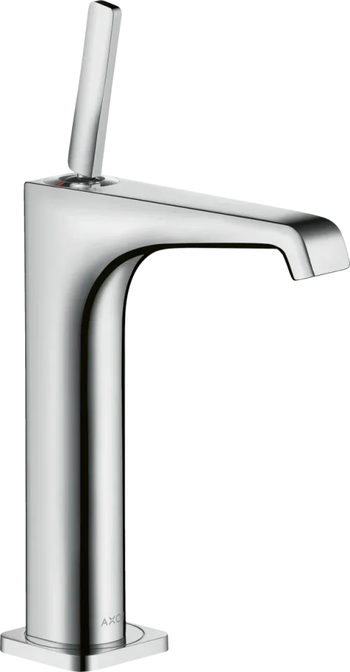 Axor Citterio E Single Lever Basin Mixer 190 With Pin Handle For Wash Bowls With Waste Chrome product image - Image 2