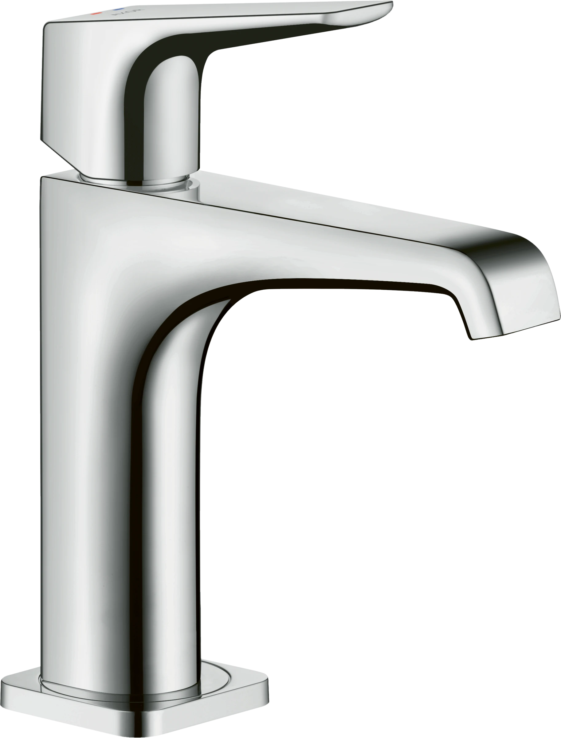 Axor Citterio E Single Lever Basin Mixer 130 With Lever Handle Without Waste Chrome